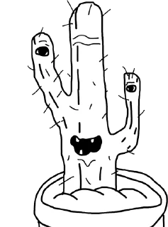 🌵 emoji Brainlet again Telegram sticker 18 of 110