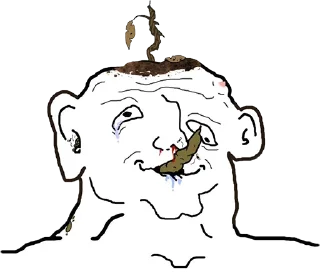 🌱 emoji Brainlet again Telegram sticker 24 of 110