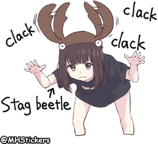 🕷 emoji @MHStickers Kurumi Chan 5 Telegram sticker 19 of 41