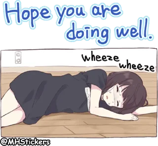 😪 emoji @MHStickers Kurumi Chan 5 Telegram sticker 24 of 41
