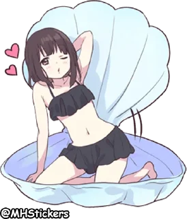 👙 emoji @MHStickers Kurumi Chan 5 Telegram sticker 10 of 41