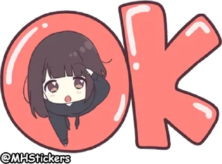 Sticker from @MHStickers Kurumi Chan 4