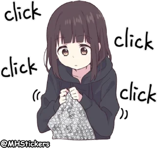 😆 emoji @MHStickers Kurumi Chan 3 Telegram sticker 24 of 41