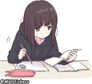 😥 emoji @MHStickers Kurumi Chan 6 Telegram sticker 14 of 41