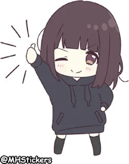 Sticker from @MHStickers Kurumi Chan 4