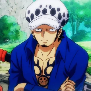 👍 emoji ☠️trafalgar law☠️ @zhekamag09 Telegram sticker 7 of 66