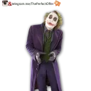 😯 emoji 🃏Heath Ledger _ Joker 🃏 Telegram sticker 6 of 22