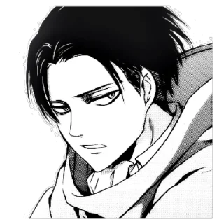 🚀 emoji Levi Ackerman Telegram sticker 5 of 40