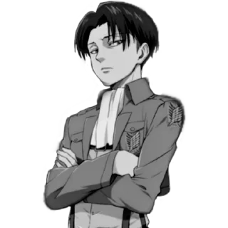 🚀 emoji Levi Ackerman Telegram sticker 14 of 40