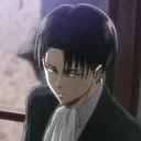 🕊 emoji “Levi Ackerman” Telegram sticker 20 of 30