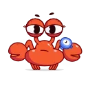 😠 emoji Grab this Crab @CenterOfSticker Telegram sticker 24 of 27