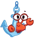 👋 emoji Grab this Crab @CenterOfSticker Telegram sticker 5 of 27