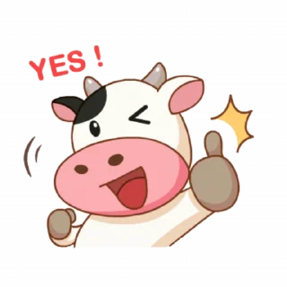 👍 emoji Momo Cow vol Telegram sticker 13 of 41