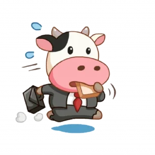 😓 emoji Momo Cow vol Telegram sticker 15 of 41