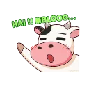 Sticker from Momo Cow🐮-@MochaStickers