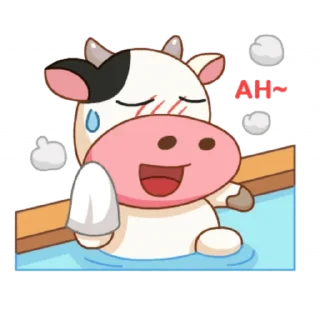 😥 emoji Momo Cow vol Telegram sticker 23 of 41