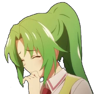 😉 emoji Higurashi Telegram sticker 21 of 110