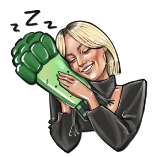 😴 emoji Sexy Ju Telegram sticker 19 of 27