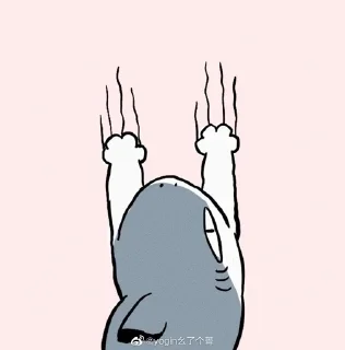 🦈 emoji ➱𝕾𝖍𝖆𝖗𝖐 𝕮𝖆𝖙 𓇣 @chgreen ᭕ Telegram sticker 8 of 78