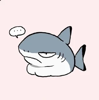 🦈 emoji ➱𝕾𝖍𝖆𝖗𝖐 𝕮𝖆𝖙 𓇣 @chgreen ᭕ Telegram sticker 19 of 78