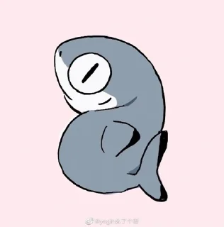 🦈 emoji ➱𝕾𝖍𝖆𝖗𝖐 𝕮𝖆𝖙 𓇣 @chgreen ᭕ Telegram sticker 10 of 78