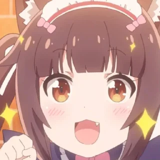 🤩 emoji chocola @stickerspackanime Telegram sticker 10 of 117