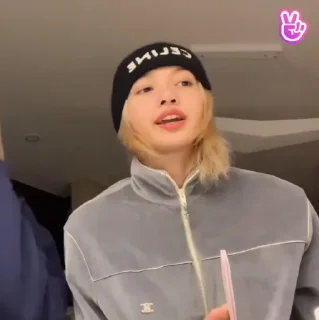 🐈‍⬛️ emoji Lalisa . @BlackpinkStickers Telegram sticker 22 of 40
