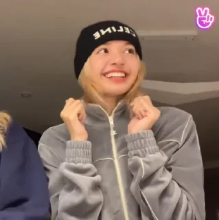 🐈‍⬛️ emoji Lalisa . @BlackpinkStickers Telegram sticker 14 of 40