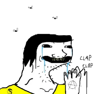 👏 emoji Brainlet Boży Telegram sticker 7 of 31