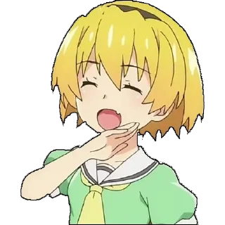 😆 emoji Higurashi Telegram sticker 13 of 110