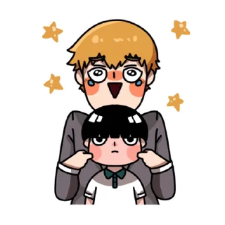 ✨ emoji Mob Psycho 💯 (@TodorokiShouto) Telegram sticker 8 of 47