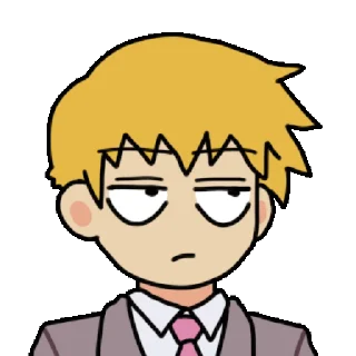 😏 emoji Mob Psycho 💯 (@TodorokiShouto) Telegram sticker 5 of 47