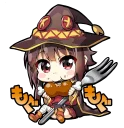 💥 emoji Megumin Telegram sticker 14 of 15