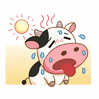 😥 emoji Momo Cow vol Telegram sticker 14 of 41