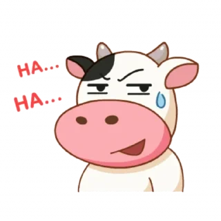 😐 emoji Momo Cow vol Telegram sticker 19 of 41