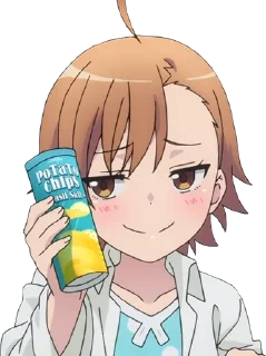 😏 emoji Misaka Misaka Telegram sticker 6 of 30