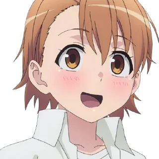 😍 emoji Misaka Misaka Telegram sticker 9 of 30