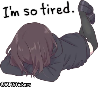 😞 emoji @MHStickers Kurumi Chan 1 Telegram sticker 11 of 41