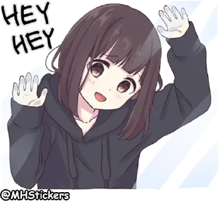 👻 emoji @MHStickers Kurumi Chan 1 Telegram sticker 18 of 41