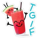 ☺️ emoji watermelon Telegram sticker 19 of 28