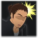 😰 emoji Haikyuu!! Telegram sticker 10 of 76