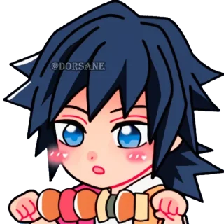 ⚔️ emoji ⚔Chibi KNY (@Dorsane) Telegram sticker 13 of 16