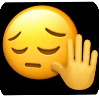 😔 emoji О Господи 🇨🇳 Telegram sticker 24 of 120