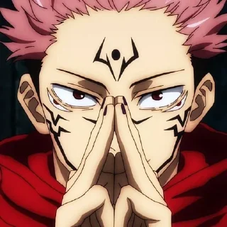 😈 emoji Магическая битва Telegram sticker 17 of 117