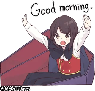 Sticker from @MHStickers Kurumi Chan 6
