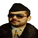 ❤ emoji Saddam hussein Telegram sticker 20 of 35