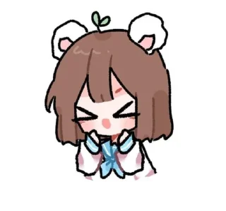 🪷 emoji chibi | @longroadtohell (●ˇ∀ˇ●) Telegram sticker 9 of 50