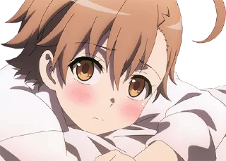 😳 emoji Misaka Misaka Telegram sticker 23 of 30