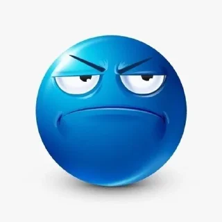 🌟 emoji Blue circle face | @byverrmy Telegram sticker 5 of 81