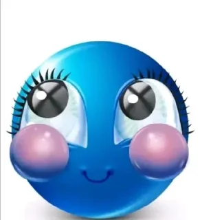 🌟 emoji Blue circle face | @byverrmy Telegram sticker 15 of 81